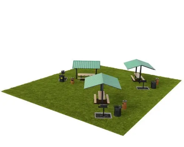 Мангальная зона №5 на 18 мест