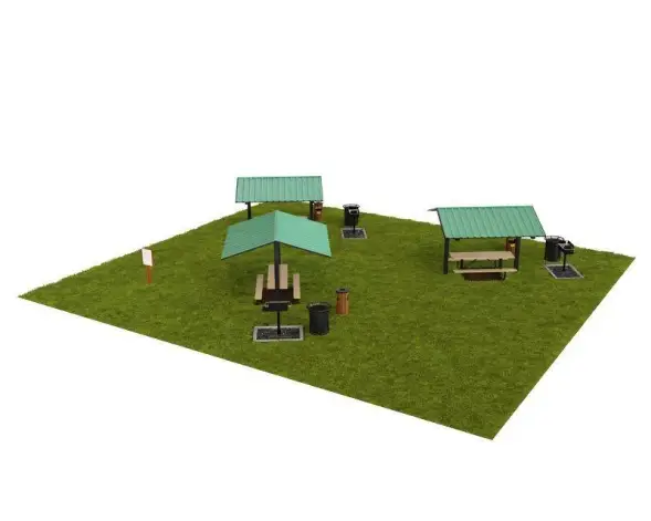 Мангальная зона №5 на 18 мест