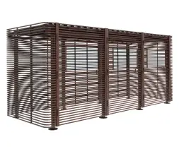 Контейнерная площадка для ТБО «МАФ - 6 PRO MAX» без хозблока