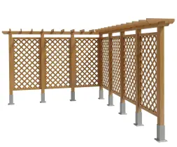 Шпалера «Ромб» 20,0 м (с покраской)