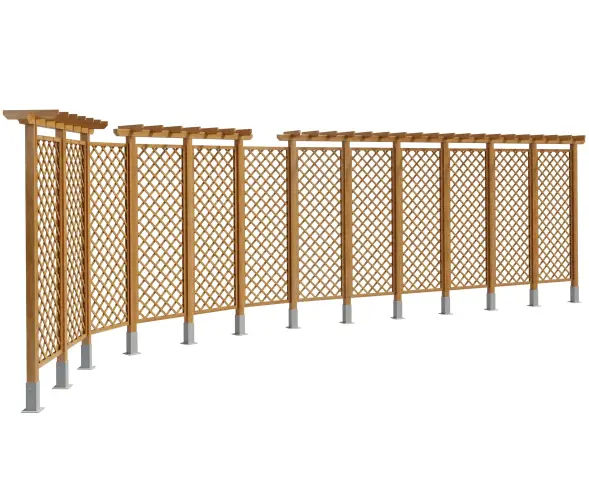 Шпалера «Ромб» 20,0 м (с покраской)