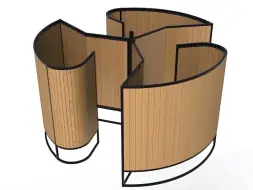 Пляжная раздевалка «Модульная»