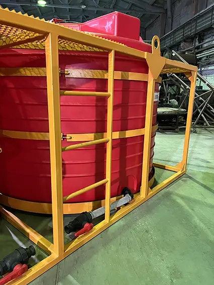 Кассета с емкостями 9000 л (2х4500 л) пласт. краны