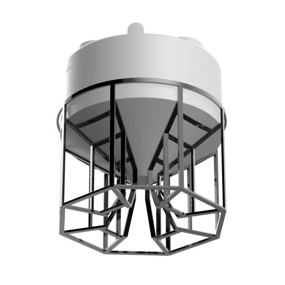 Емкость KV 3000 литров с лопастной мешалкой