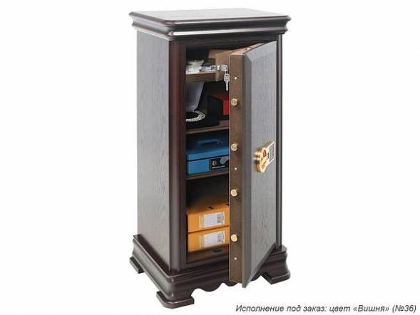 Взломостойкий сейф в дереве VALBERG КАРАТ-90T EL Д