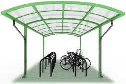 Велопарковка с навесом Velo-12