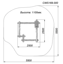 Песочница HARDWOOD «Велком»