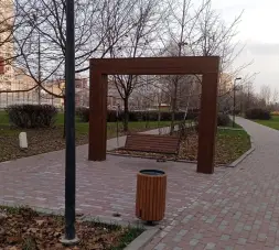 Диван-качели «Олимпия» Лиственница