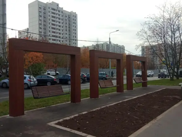 Диван-качели «Олимпия» Лиственница