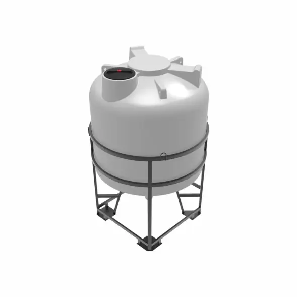 Емкость ЦКТ 5000 л с патрубком 160мм под плотность до 1,5 г/см3 белая в обрешетке