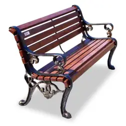 Скамейка чугунная «Гефест» 0,8 м (кресло)