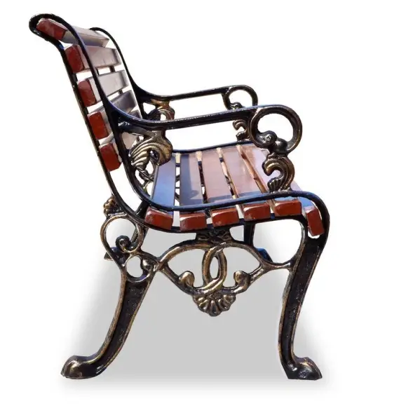 Скамейка чугунная «Гефест» 0,8 м (кресло)