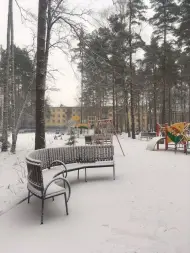 Скамейка стальная «Округ» Для беседки «Физалес» 8680 мм