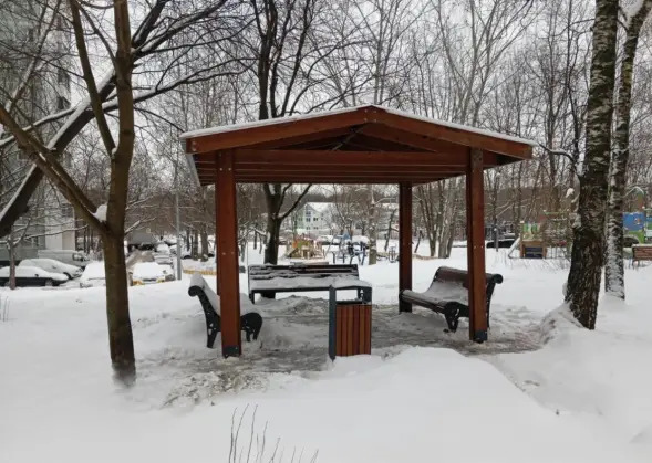 Навес «Дубрава» 3,65 х 6,0 х 2,5 м