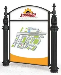 Указатель чугунный низкий арт. 398