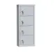 Шкаф для хранения мобильных телефонов на 4 ячейки 640x240x120 мм Серый