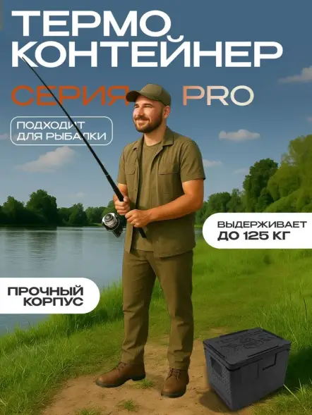 Термоконтейнер TERMOBOX Экстрим PRO, 22 л, 400х300х320 мм, 55кг/м3