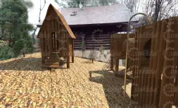 Средняя детская площадка 134,2 м2 №8