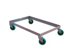 Тележка для ящиков стальная 4 колеса 100 мм