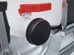 Еврокуб (IBC-контейнер) на деревянном поддоне UN с широким краном 80 мм, 1000 л, белый [UC 1000 дп UN (ШК)]