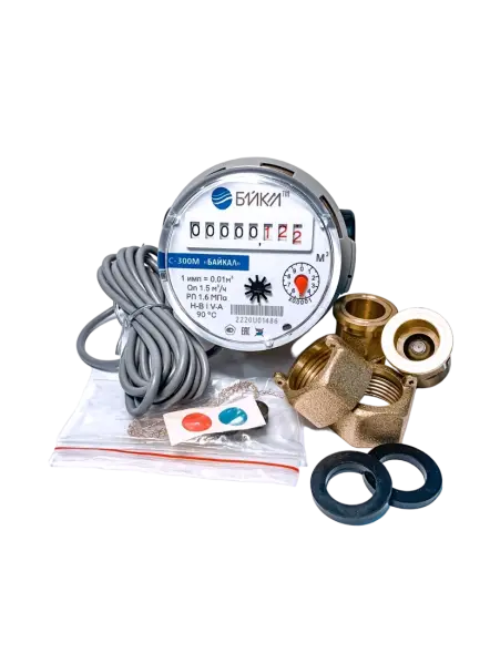 Счетчик крыльчатый одноструйный холодной и горячей воды С-300M-15-М-80-В-И