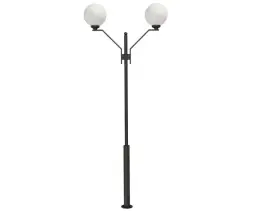 Стальной фонарный столб Т-08-2 со светильниками 5,61 м