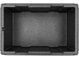 Термобокс пенополипропиленовый с крышкой STP PRO, 600х400х320 мм, 46 л, 55 кг/м3