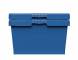 Контейнер пластиковый вкладываемый с усиленным дном INSTORE, 800х600х320 мм, синий [KVR 8634]