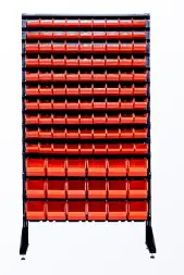 Стеллаж с пластиковыми ящиками 1801-2/8/3 CH-G