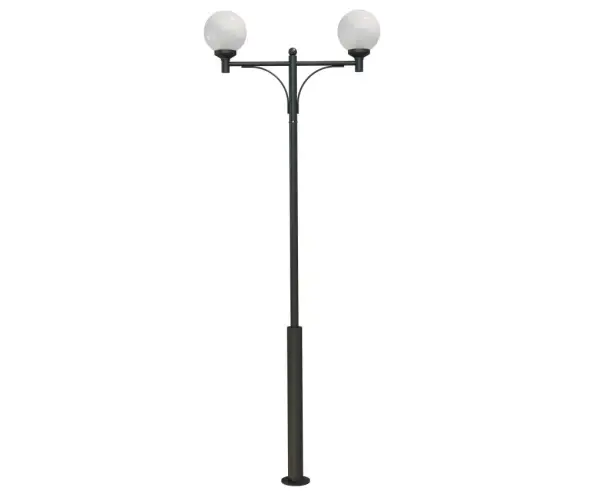 Стальной фонарный столб Т-14-2 со светильниками 4,327 м