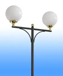 Стальной фонарный столб Т-14-2 со светильниками 4,327 м