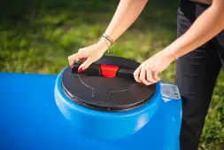 Емкость H 500л под плотность до 1.2 г/см3 синяя