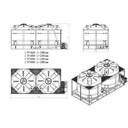 Комплекс насосный 600л/мин для воды ZПО2