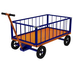Тележка с поворотной ручкой и бортами ТПОБ 5 Т [16427]
