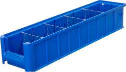 Лоток (контейнер) полочный для мелких деталей и компонентов SK, 500х117х90 мм, синий [SK 5109]