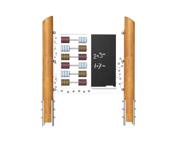 Бизиборд ARTWOOD «Счёты с доской для рисования»