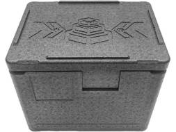 Термобокс пенополипропиленовый с крышкой STP Normal, 400х300х320 мм, 22 л, 40 кг/м3