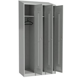 Металлический шкафчик с наклонной крышей [12833]