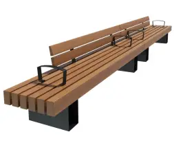 Скамейка стальная «Лондон» 2,5 м