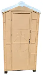 Туалетная кабина «ЛЮКС СТАНДАРТ МД» с деревянным поддоном