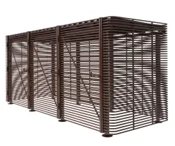 Контейнерная площадка для ТБО «МАФ - 6» без хозблока 9,5 м (на 6 контейнеров)