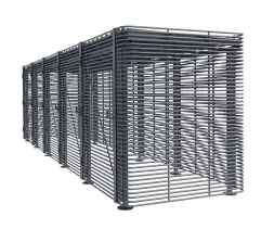 Контейнерная площадка для ТБО «МАФ - 6» без хозблока 9,5 м (на 6 контейнеров)