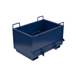 Контейнер для склада и производства с откидным дном объем 570 л [10440]