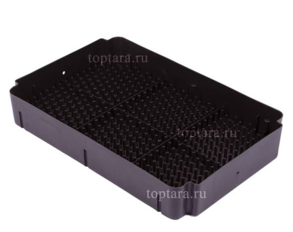 Ящик пластиковый с лотком для гидропонной выгонки тюльпанов, 600х400х190 мм, зеленый [600400190-02-2]