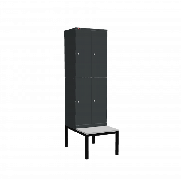 Шкаф ДиКом УНО-322 (RAL 7016+RAL 7016) [ ER-00031418 ]