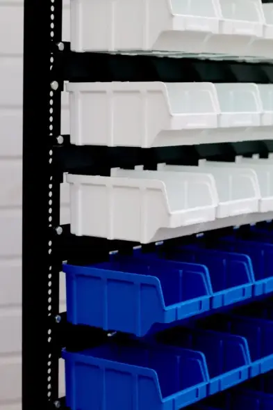 Стойка настольная с ящиками Серый