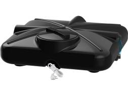 Бак пластиковый для летнего душа с подогревом, 200 л, черный [Б-200(М)]