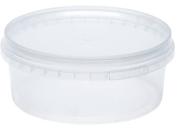 Контейнер пластиковый круглый, 385мл, 122 мм