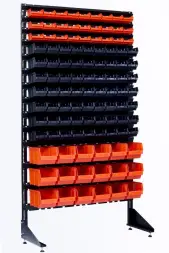 Стеллаж с пластиковыми ящиками 1801-3/7/3 Kombo