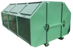 Контейнер/пухто для мусора 12 м³ Коричневый